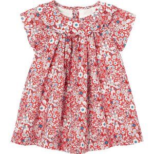 Jacadi Antibes Liberty Red, White, and Blue Floral Dress